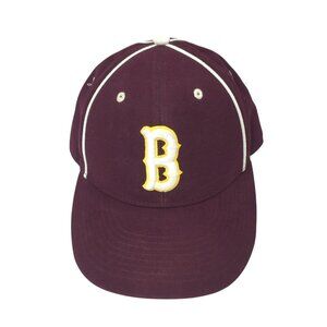 Boston Red Sox  Baseball Cap 7 1/4 Fitted Panel Embroidered Rawlings Maroon